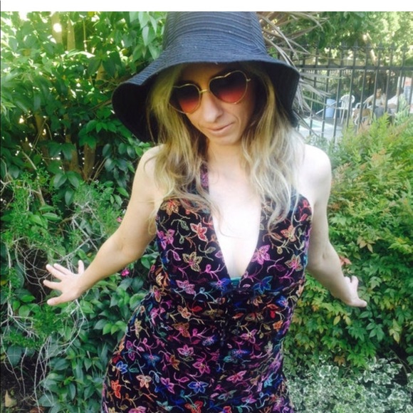 1970’s Floral Embroidered Halter Top & Maxi Skirt - Picture 2 of 5